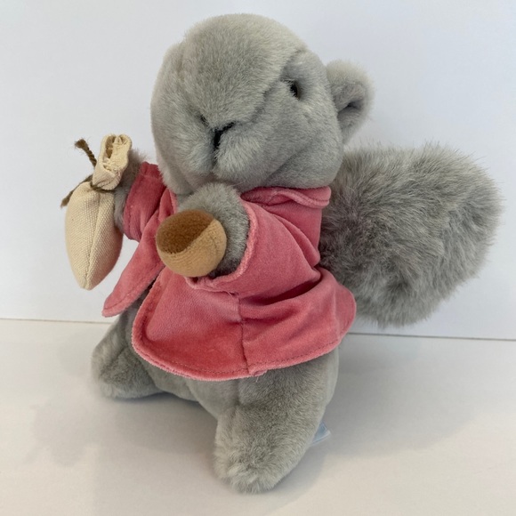 Vintage Eden Beatrix Potter Timmy Tiptoes 
Plush Toy Gray Squirrel, 7” - Picture 2 of 6